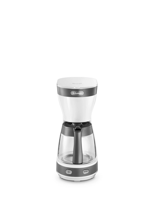 De’Longhi ICM16210.WS tomchi qahva qaynatgichi, 1000 Vt, 10 ta chashka, Aroma funksiyasi bilan