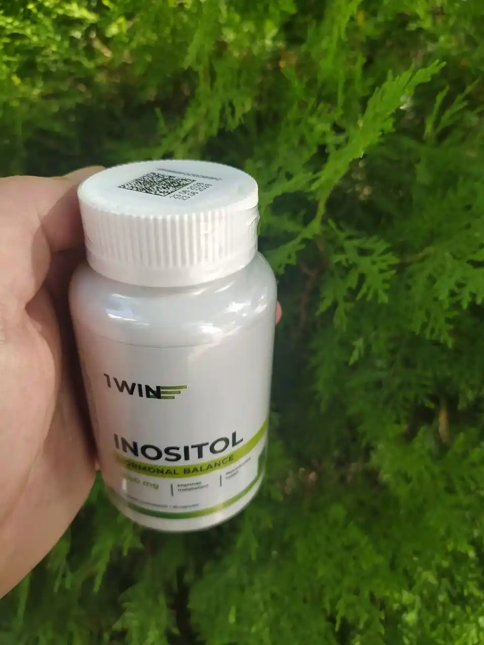 Myo-Inositol 1WIN, 1000 mg, B vitaminlari, energiya, asab tizimi, teri va sochlar uchun