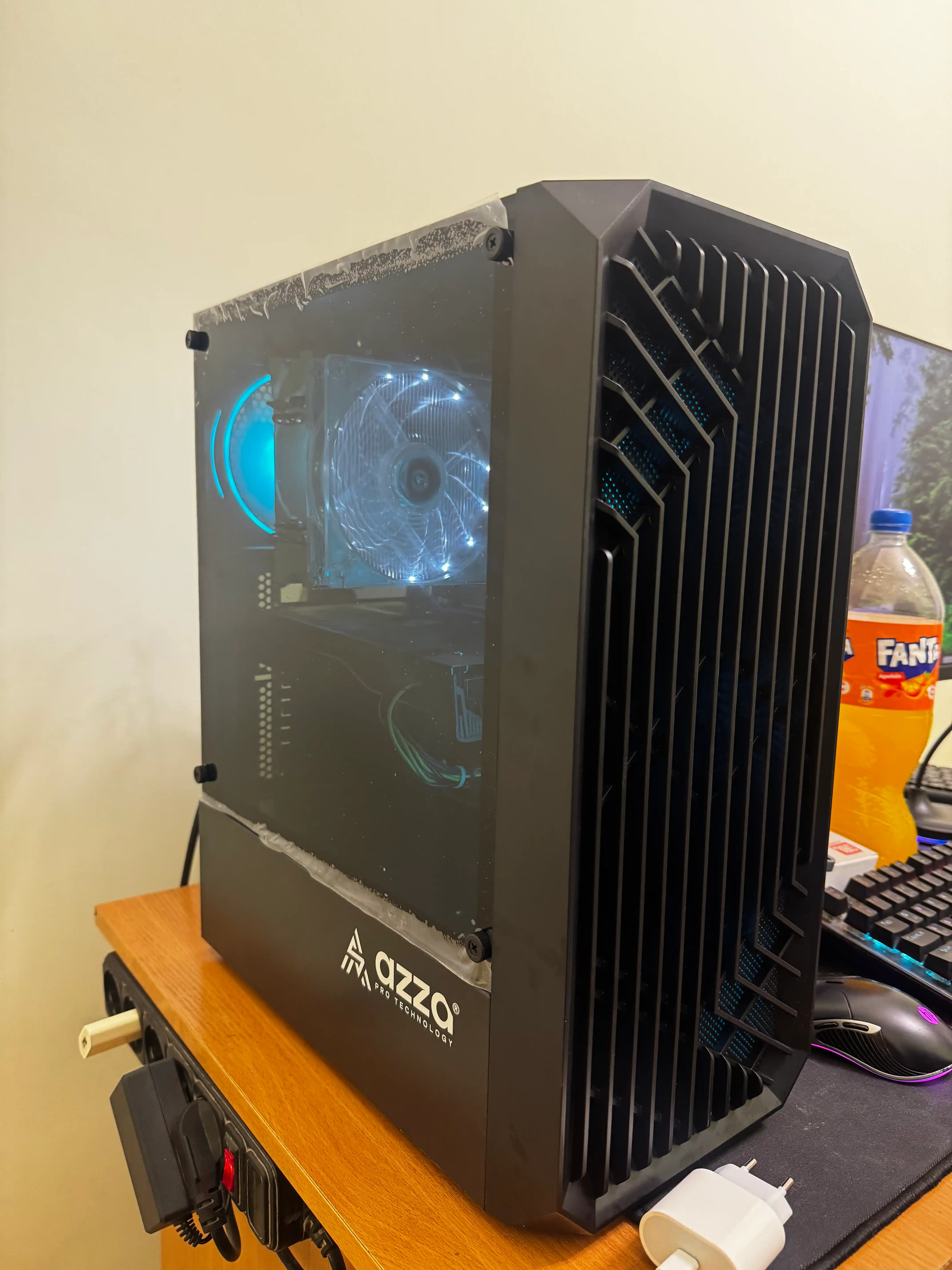 Корпус для ПК AZZA Gaming Case Mid Tower, ATX/M-ATX/ITX, USB 3.0, чёрный