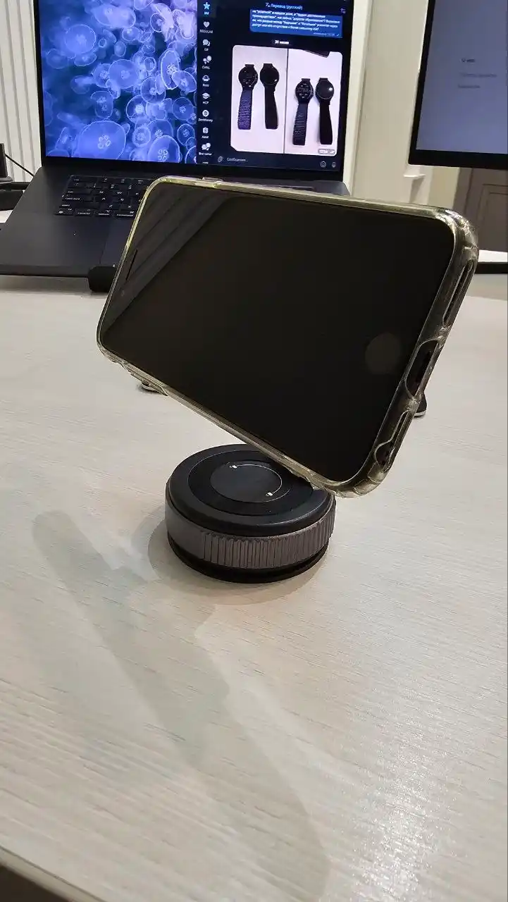 360 darajaga aylanadigan Magsafe avtomobil uchun magnit telefon tutqichi