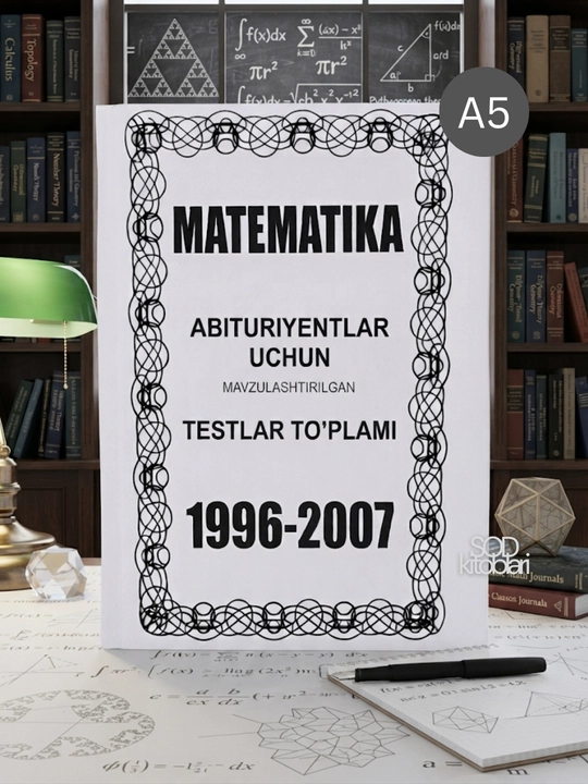 Matematika 1996-2007 testlar to'plami - 