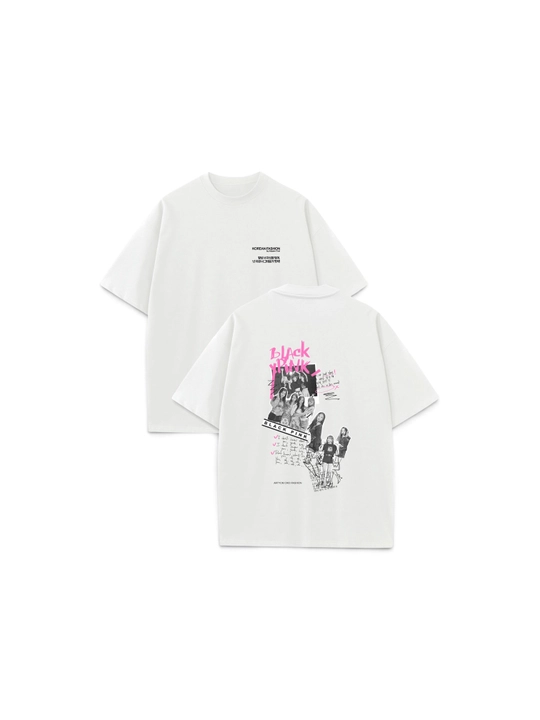 Футболка K-POP BLACKPINK TEAM by ARTYOM CHOI, oversize, unisex - 