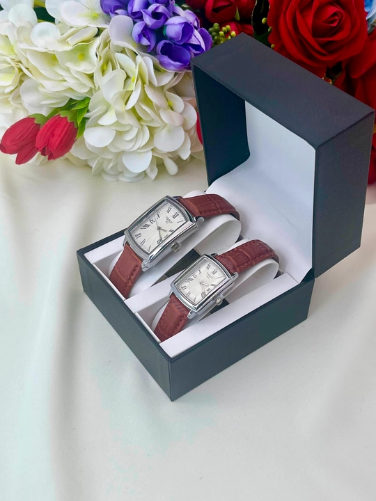 Парные часы TISSOT для мужчин и женщин, комплект с кожаным ремешком