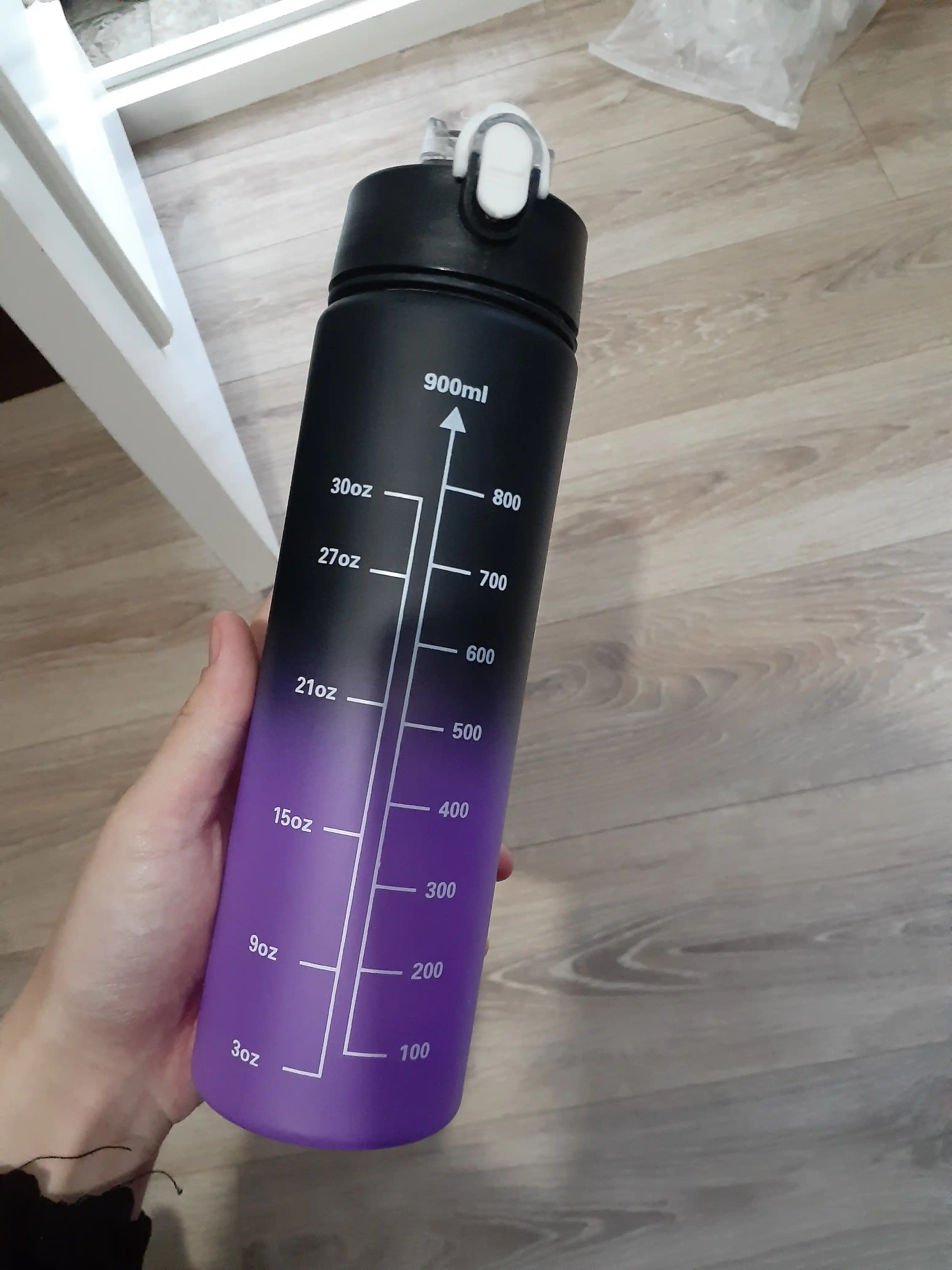 Suv uchun idish, naychali, sport, sayr, maktab uchun butilkalar, 900 ml