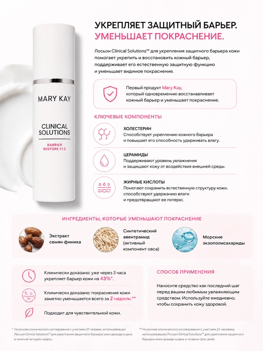 Лосьон Clinical Solutions для укрепления защитного барьера кожи - 