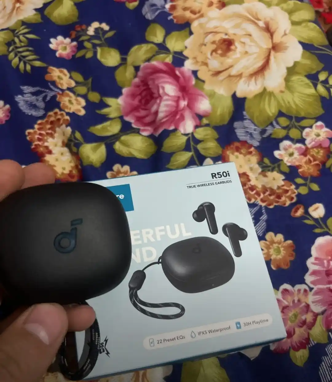 Simsiz quloqchinlar Anker Soundcore R50i AI ENC, Game Mode va shnuri bilan, global versiya