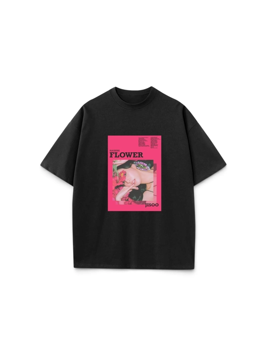 Футболка K-POP BLACKPINK JISOO NEW by ARTYOM CHOI, oversize, unisex - 