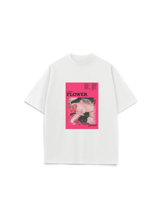 Футболка K-POP BLACKPINK JISOO NEW by ARTYOM CHOI, oversize, unisex - 