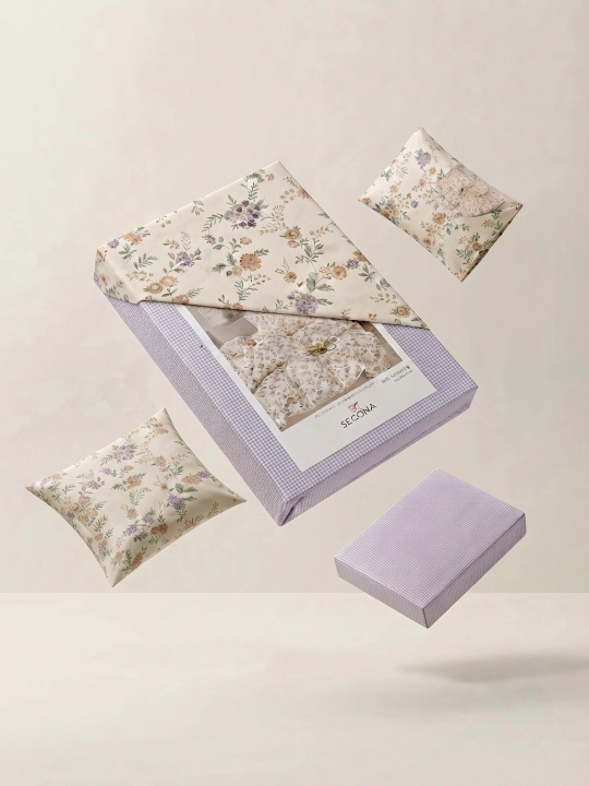 High Tech "Super Satin" 240×250 ikki kishilik ko'rpa-to'shak to'plami