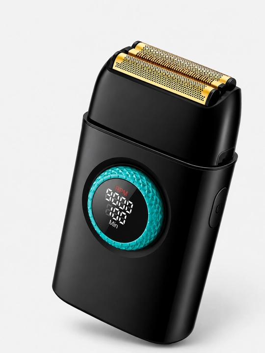 VGR Professional Shaver 377— шейвер, 9000 RPM, титановая сетка, LED дисплей