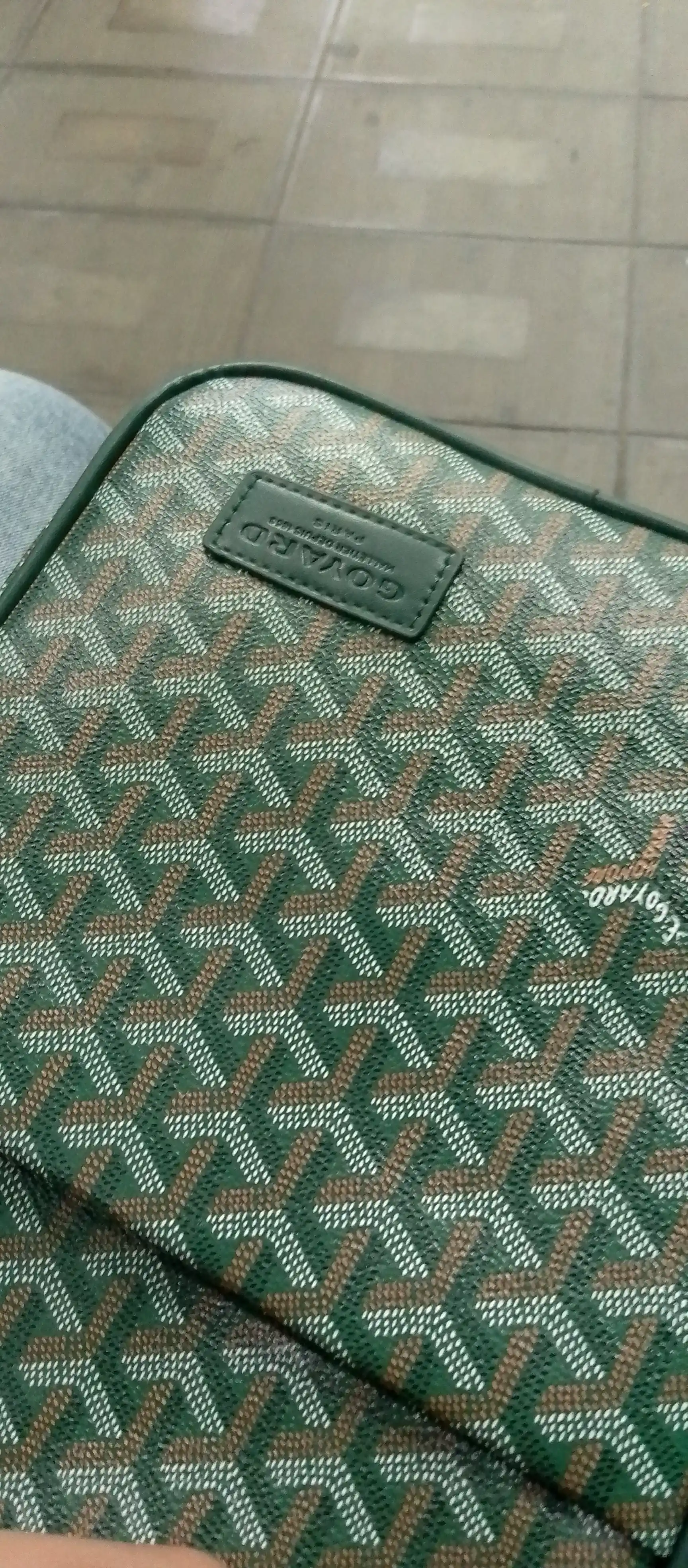 Мужская сумка через плечо, водонепроницаемая, сумка планшет, GOYARD