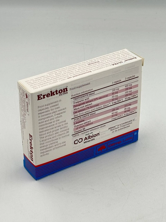 Olimp Erekton Ultra 30 caps, биологически активная добавка 