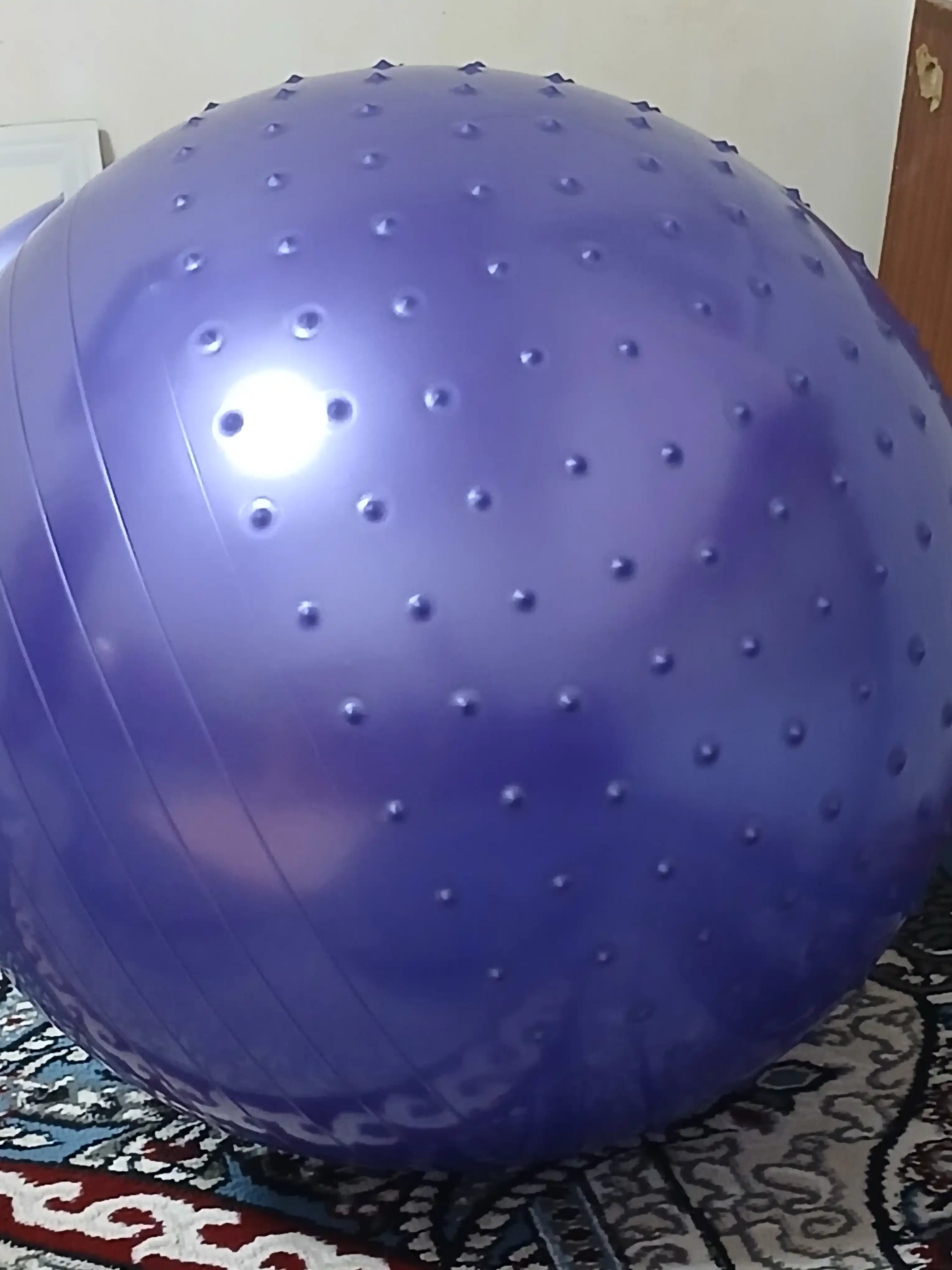 Мяч для фитнеса пол шипом Fitball, фитбол 75-85-95 см, с насосом