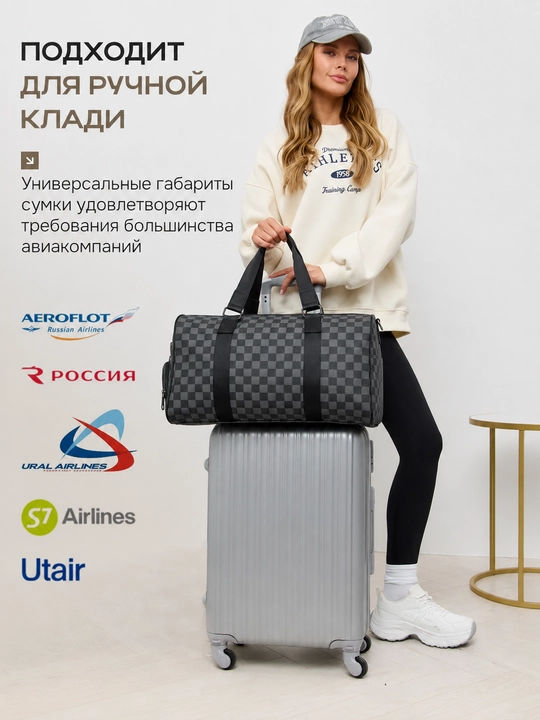 Fitnes va basseyn uchun katta sport yo‘l sumkasi, uniseks