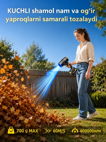 48 V Simsiz yaproq puflagich 550W - 