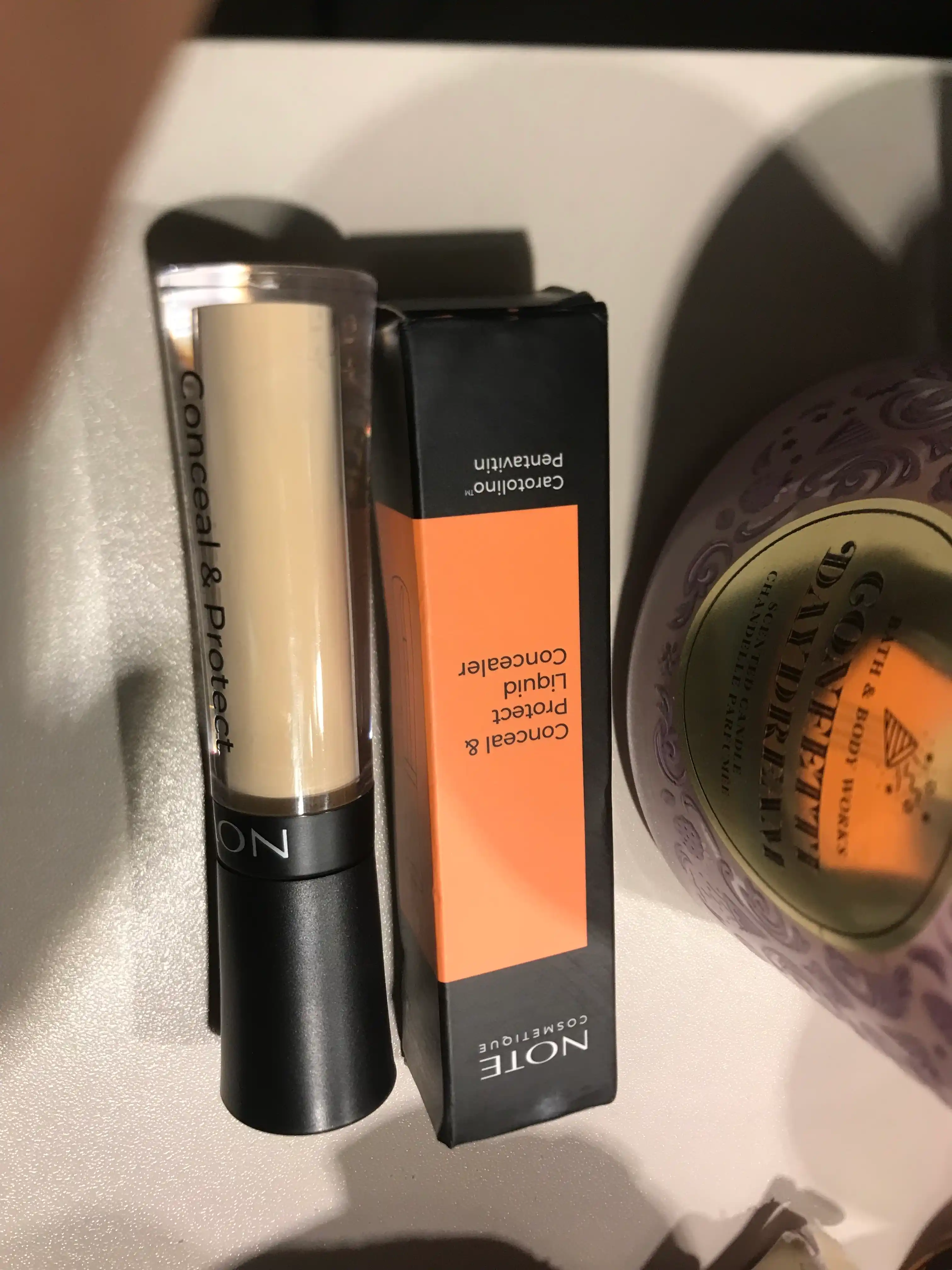 NOTE Conceal & Protect Liquid Concealer, 4.5 ml — ko‘z tagi uchun konsiler, yopish