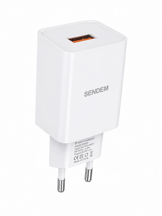 Sendemdan  zaryadlovchi adapter va micro USB kabel