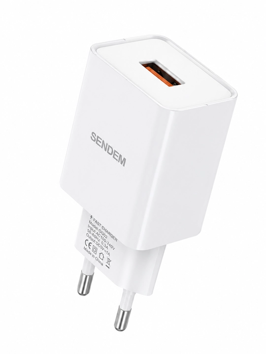Sendemdan  zaryadlovchi adapter va micro USB kabel