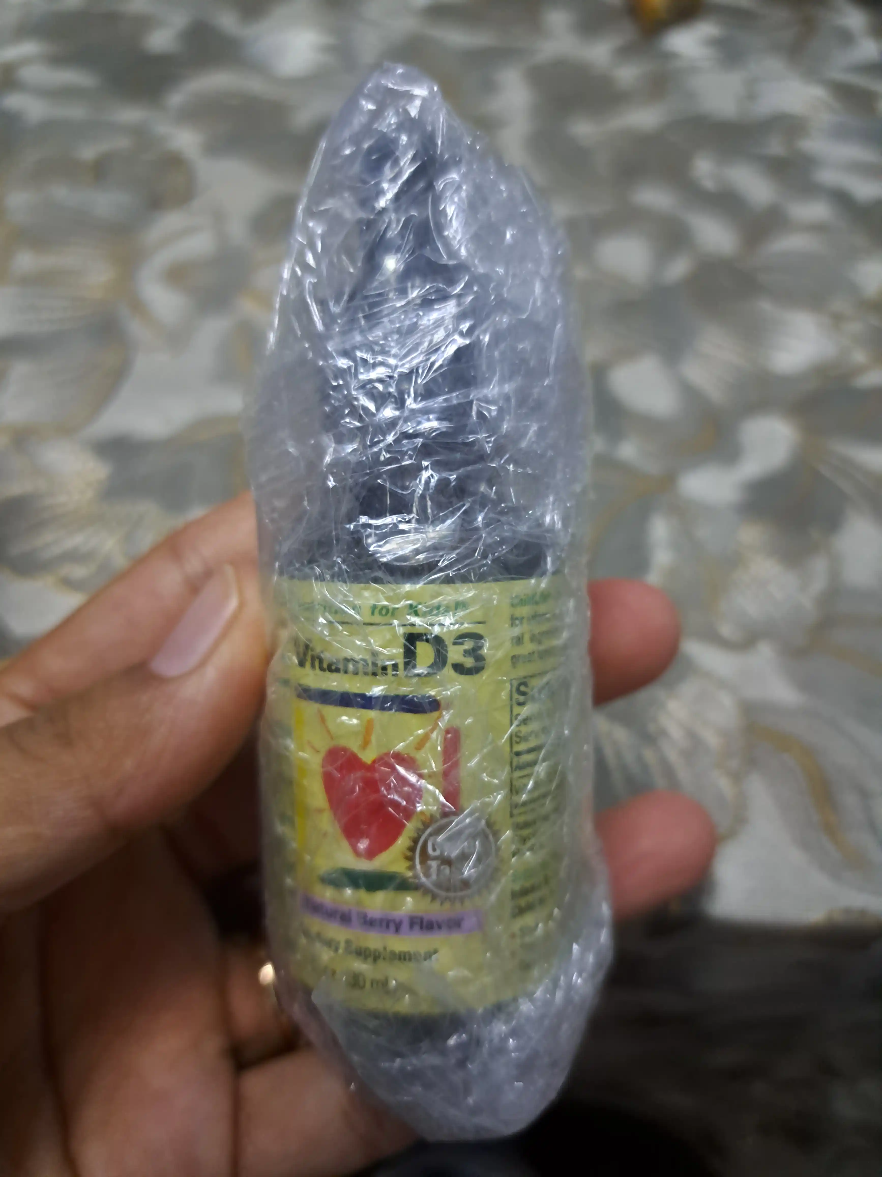 Vitamin D 3 Childlife Essentials 500 ME, meva ta'mi bilan, 30 ml, bolalarga vitamin D