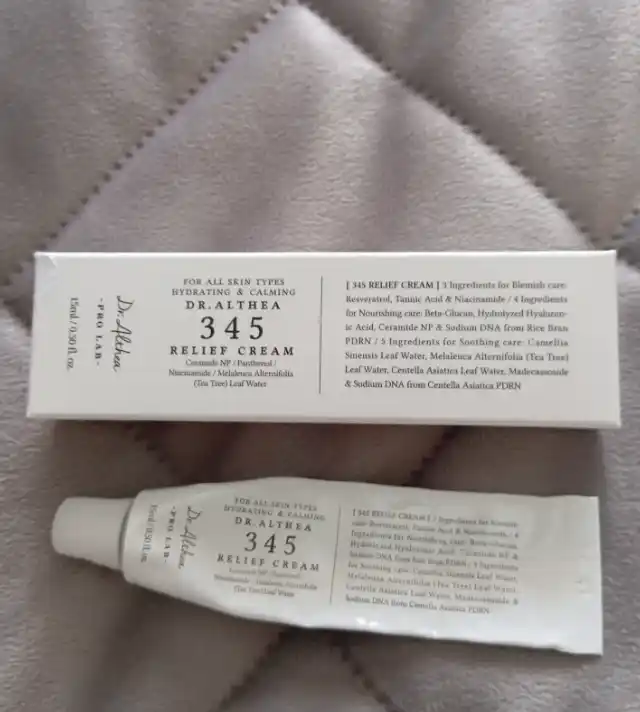 Tinchlantiruvchi, tiklovchi Dr. Althea 345 Relief Cream resveratrol kremi, 50 ml