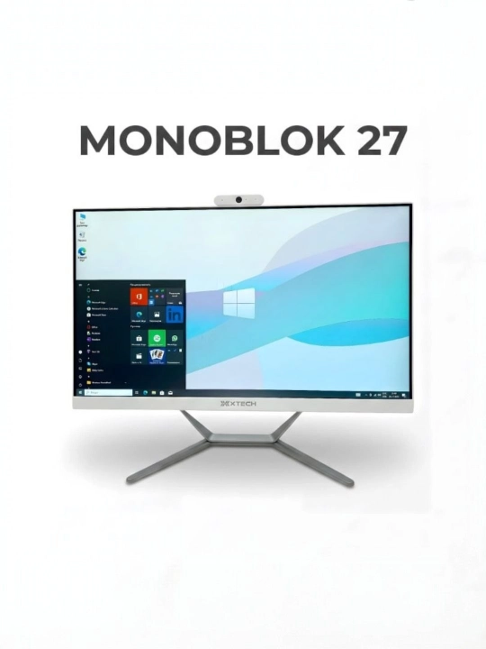 Monoblok XTECH 27" H610.i5-12400T 8/16GB SSD 256/512GB/1TB IPS Windows 10 + Klav/Mish