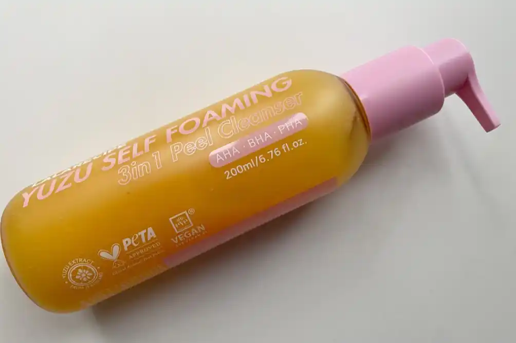 LALARECIPE Yuzu Self Foaming 3 в 1 пенка для лица AHA BHA PHA, 200 мл