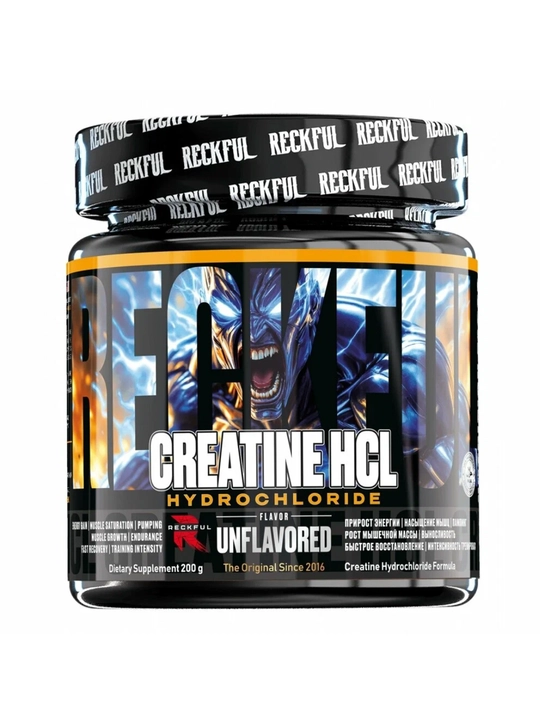 Reckful Creatine HCL 200g, креатин гидрохлорид