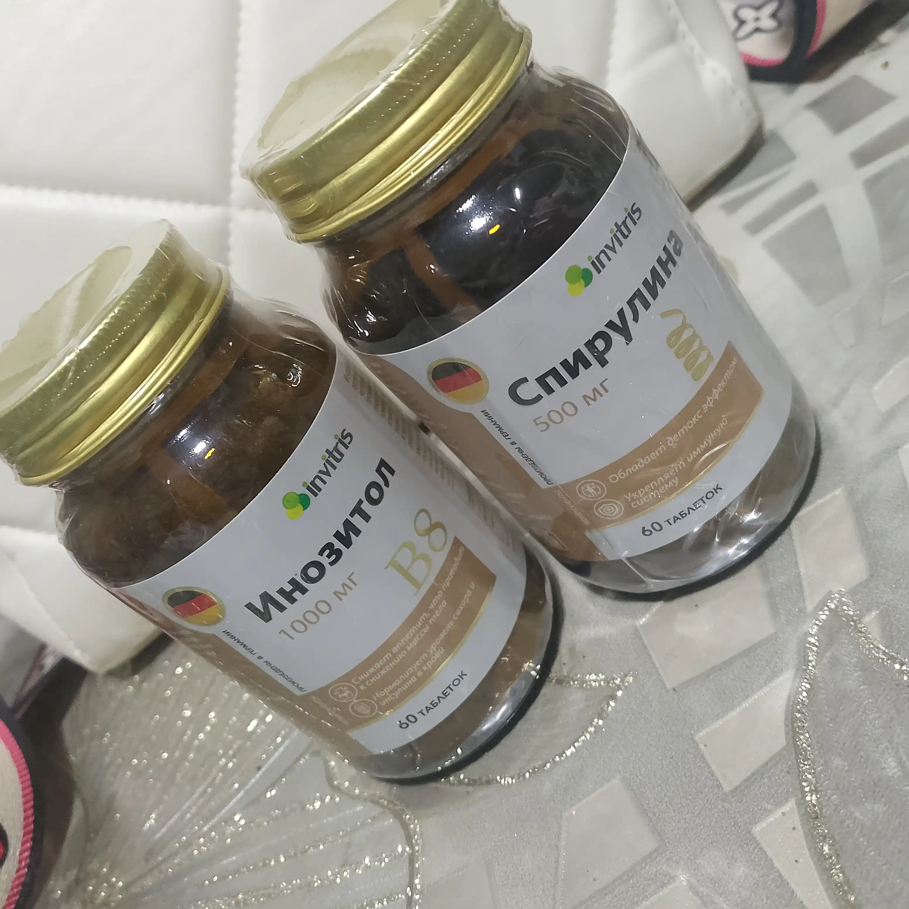 Spirulina 500 mg 60 tabletka, immunitet uchun, detoks
