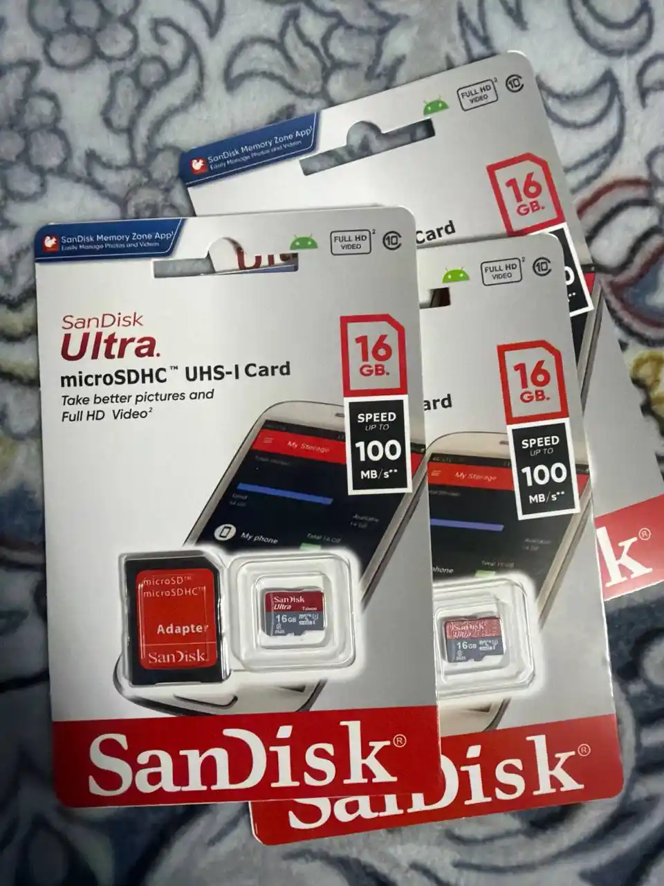Карта SanDisk Ultra microSD 64/16 гб