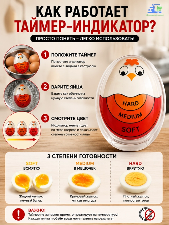 Таймер индикатор для варки яиц