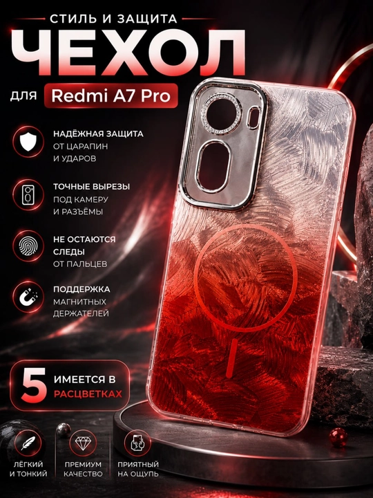 Redmi 7A Pro uchun Magnitli TPU chexol - 