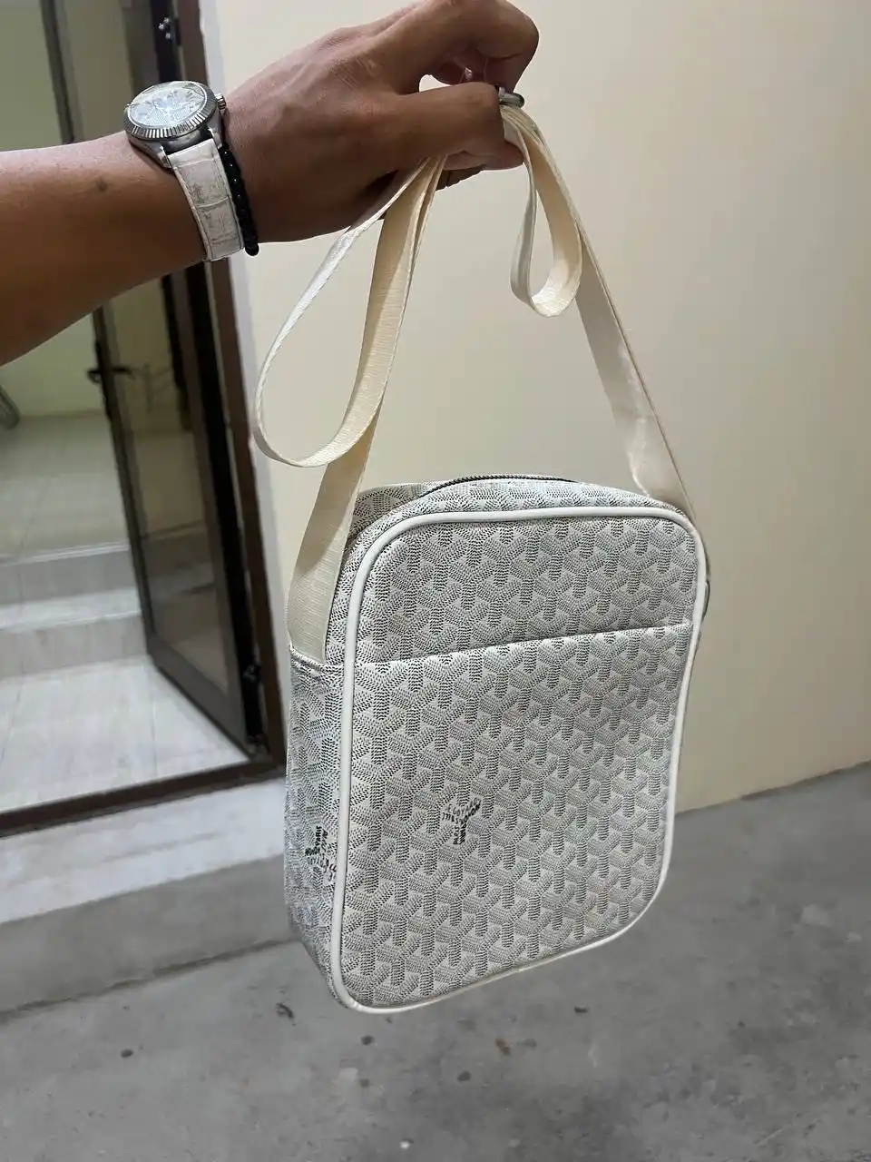 Мужская сумка через плечо, водонепроницаемая, сумка планшет, GOYARD
