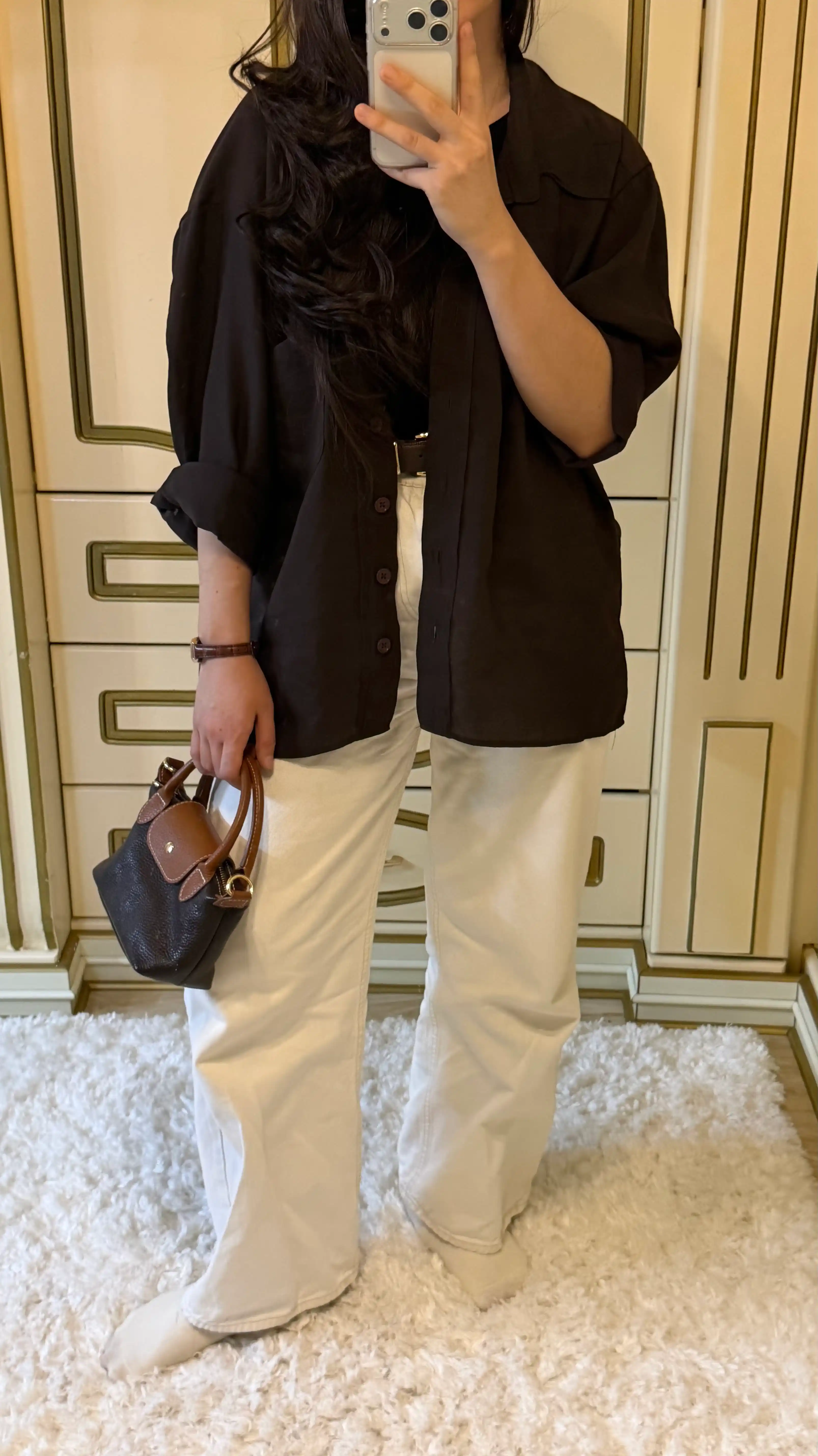 Rubashka ayollar uchun, oversize bluzka, uzun yengli, yozgi