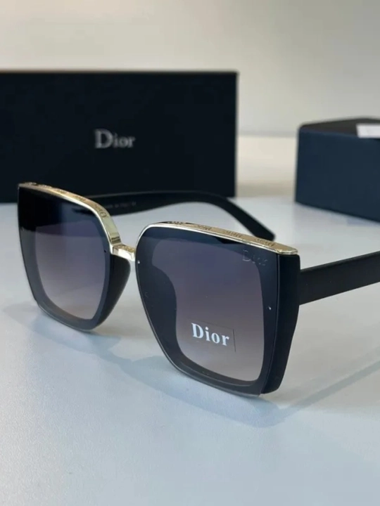 Dior женские черные солнцезащитные очки с квадратной оправой