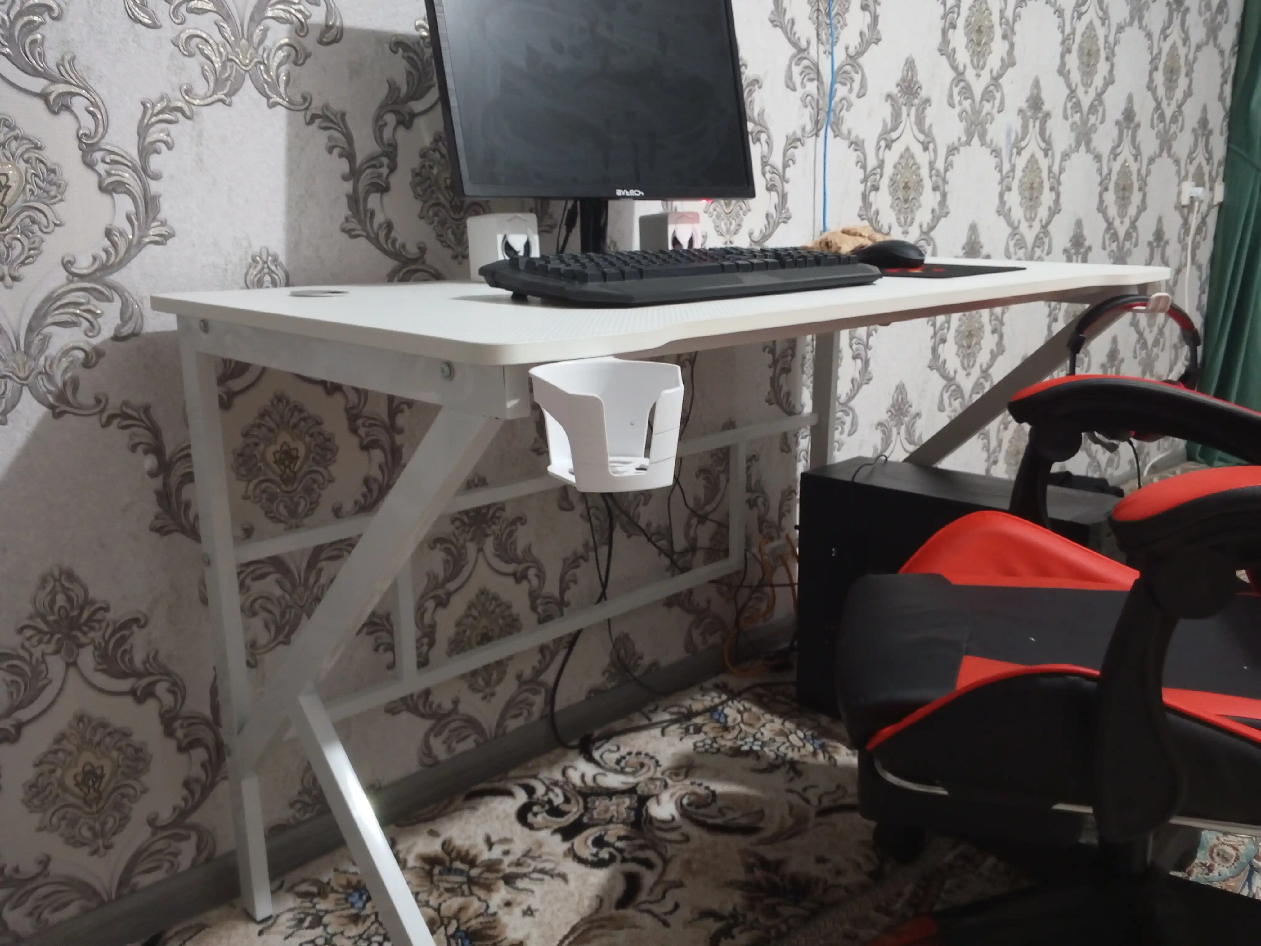 Игровой компьютерный стол, письменный стол для офиса и учебы, рабочий стол для ноутбука