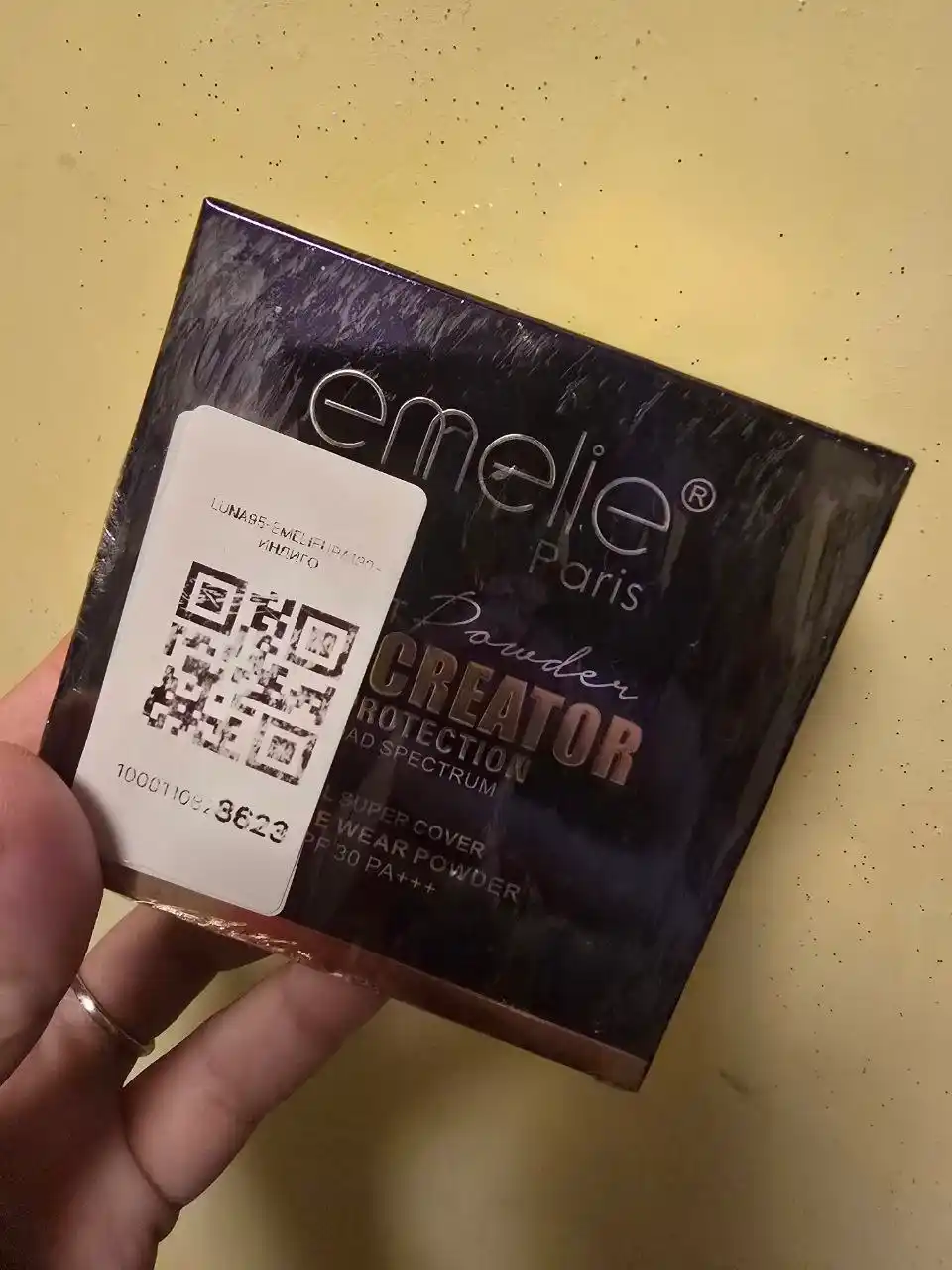 Пудра для лица Emelie BB/HD компактная Matte Powder, SPF, матовая, стойкая