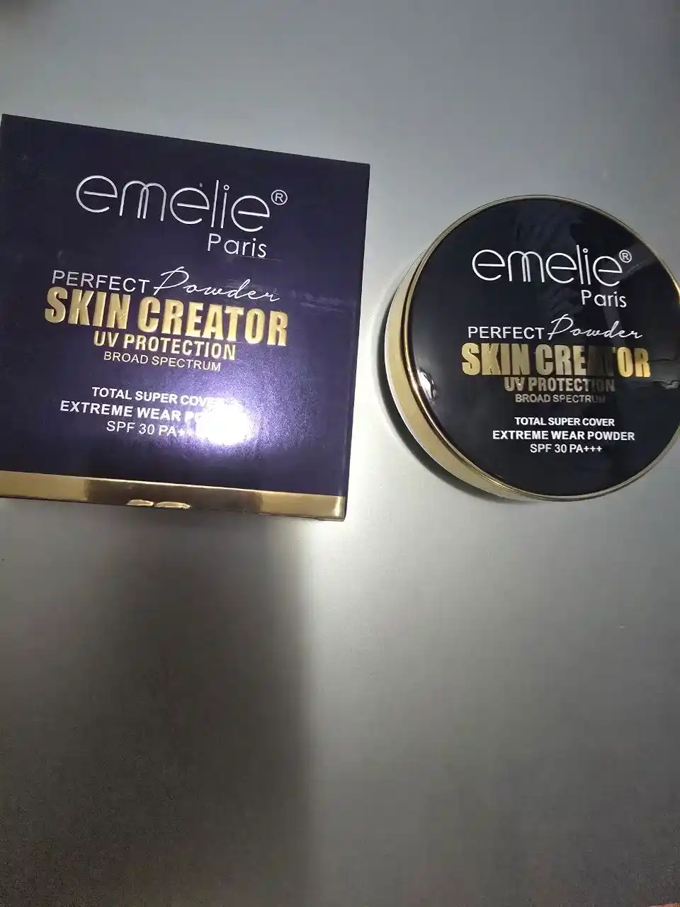 Пудра для лица Emelie BB/HD компактная Matte Powder, SPF, матовая, стойкая