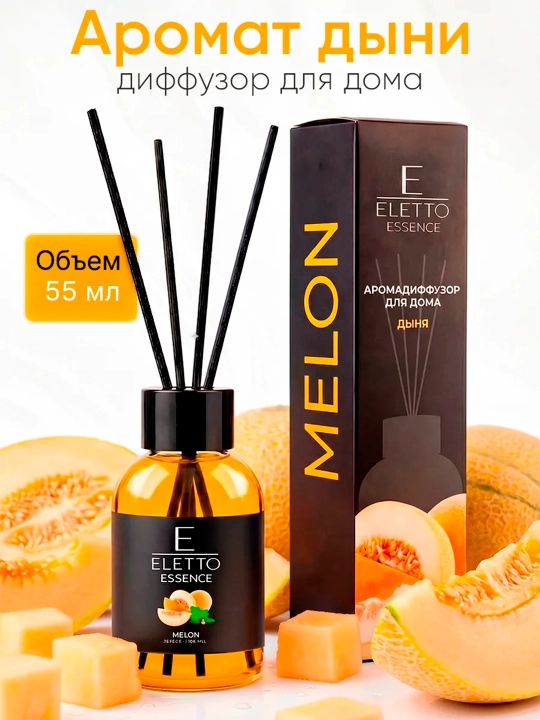 Аромадиффузор ELETTO Дыня "Melon", 55 мл - 