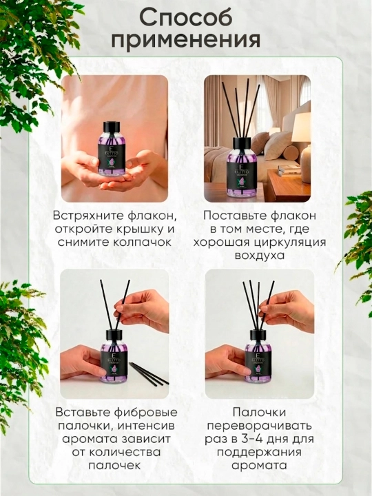 Аромадиффузор ELETTO Сирень "Lilac", 55 мл