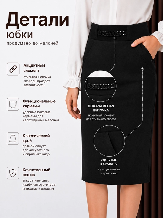 Школьная юбка для девочек – классическая черная юбка для школы, различные модели и фасоны