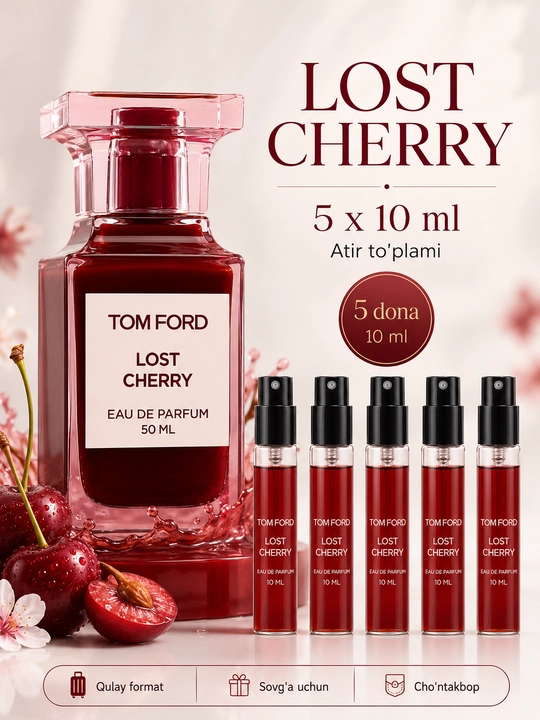 Духи унисекс Lost Cherry, вишнёво-миндальный аромат, 3–50 мл - 
