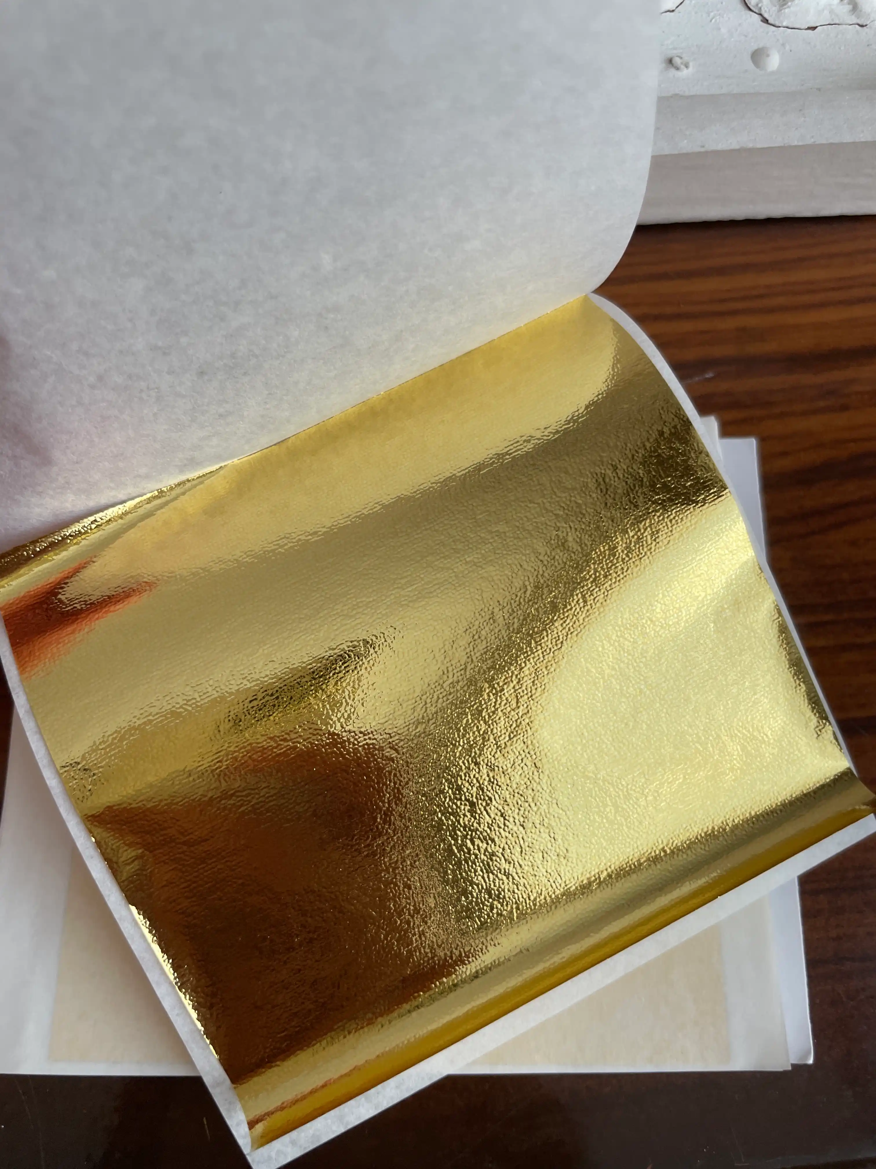 Oltin folga, 100 varaqlar, 8 × 8,5 sm