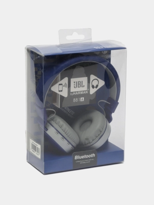 Kuchli bas va uzoq muddat xizmat qiladigan JBL 881A Bluetooth simsiz quloqchinlari