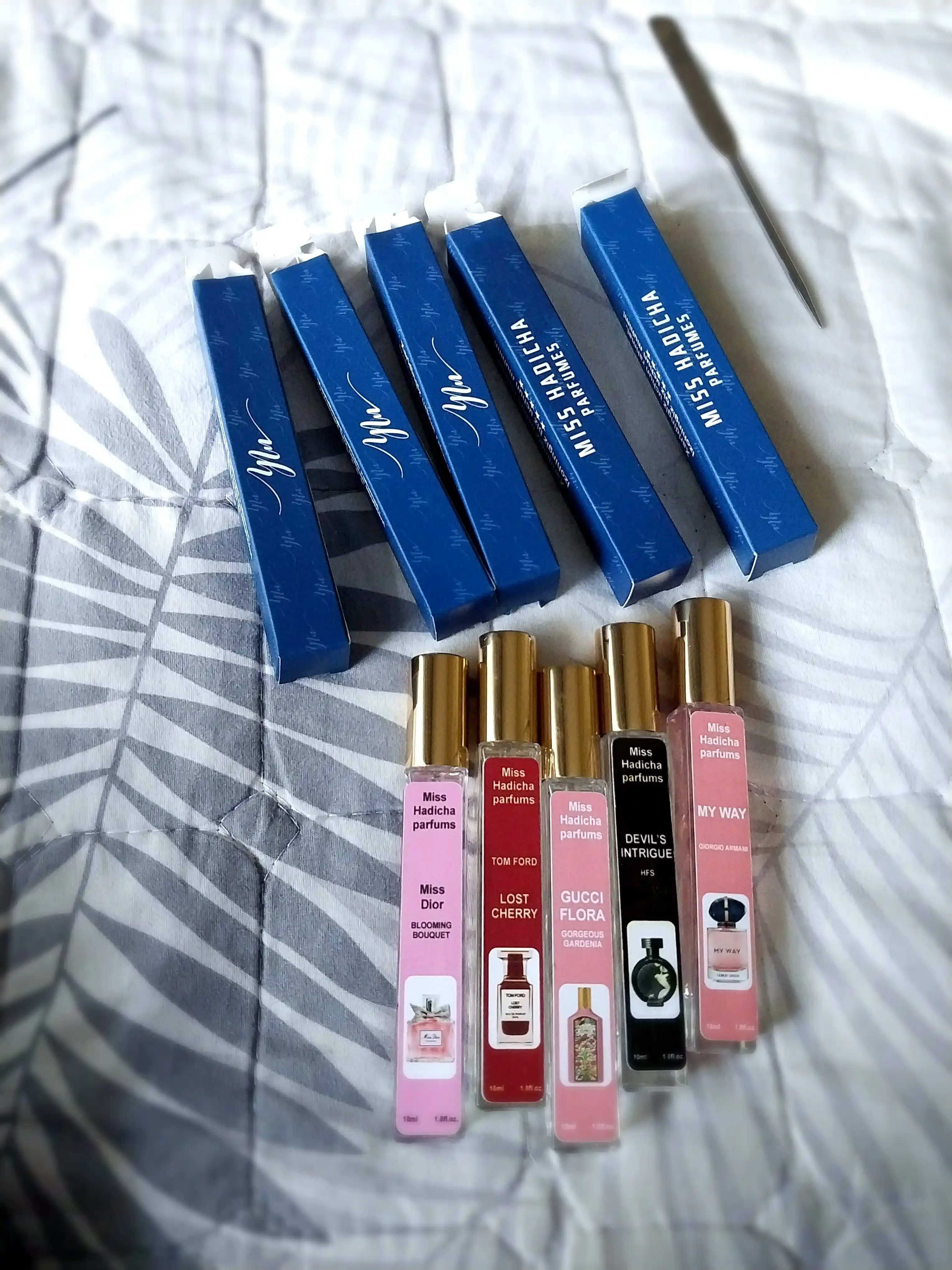 Ayollar uchun atirlar to'plami, Gucci Flora, Miss Dior, My Way, Lost Cherry, Boomshel