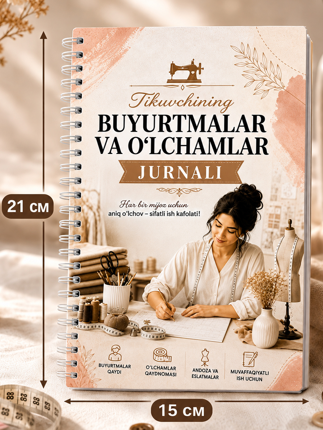 "Allohga oson" kundaligi, "Shukronalik kundaligi", "Baxtli ayol", "Rivojlanish kundaligi" - 
