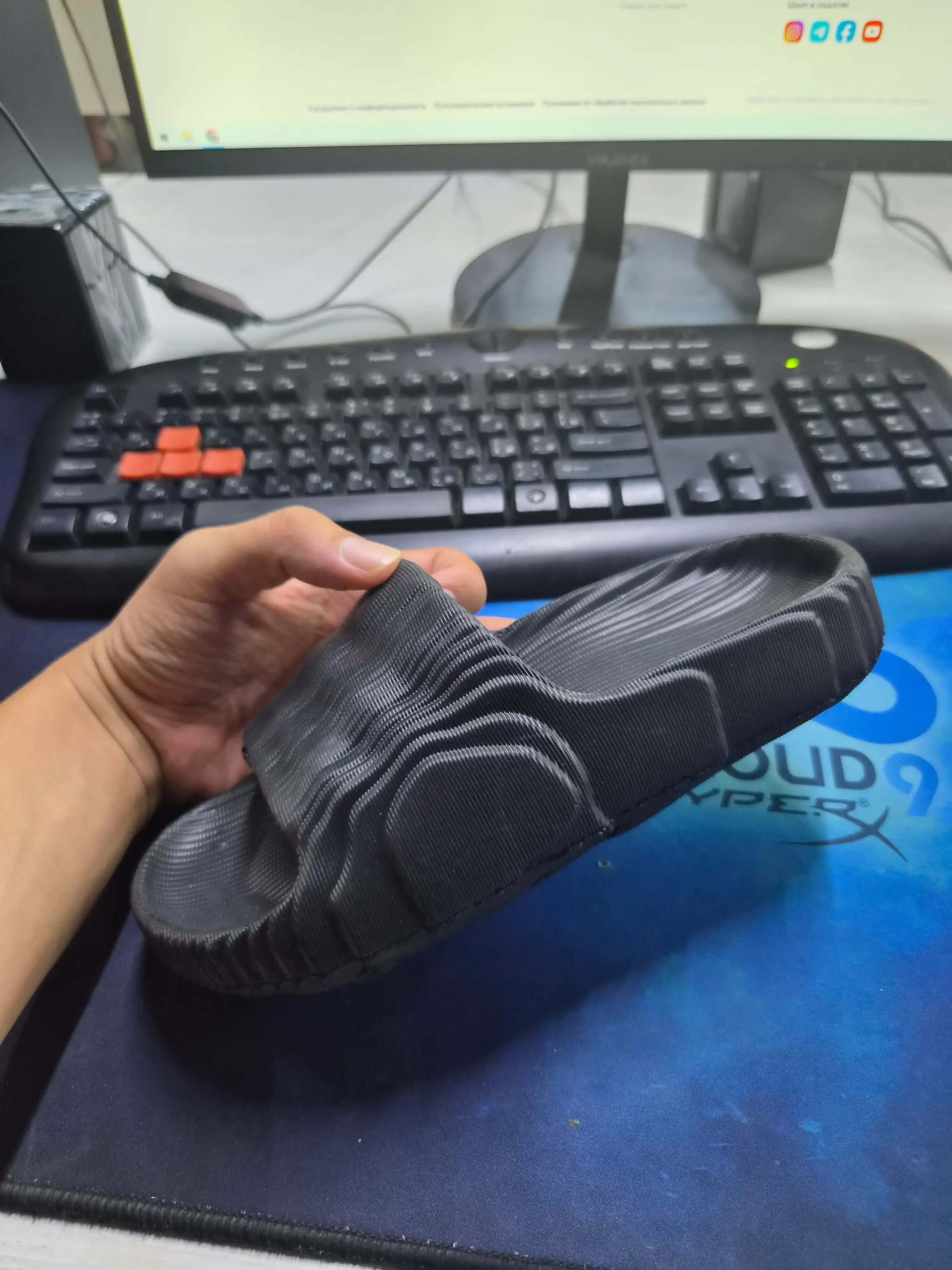 Erkaklar va ayollar shippaklari, unisex, o'lcham 36-44