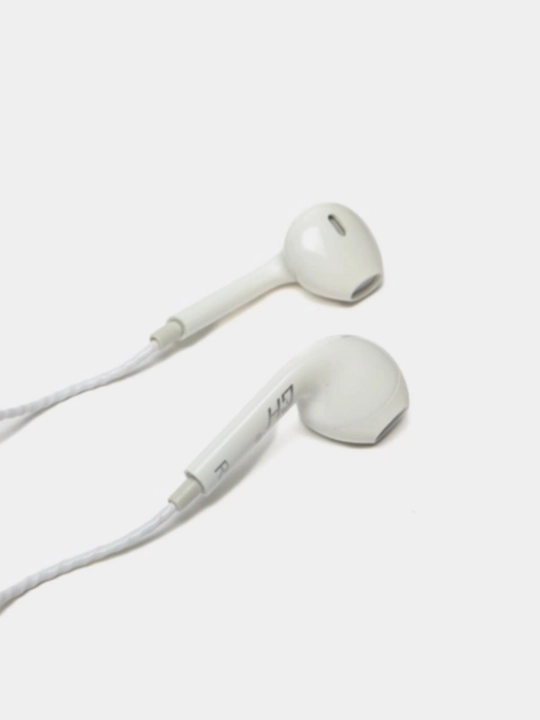 A7 stereo simli naushnik mikrofonli 3.5 mm quloqchin android va iphone qurilmalari uchun