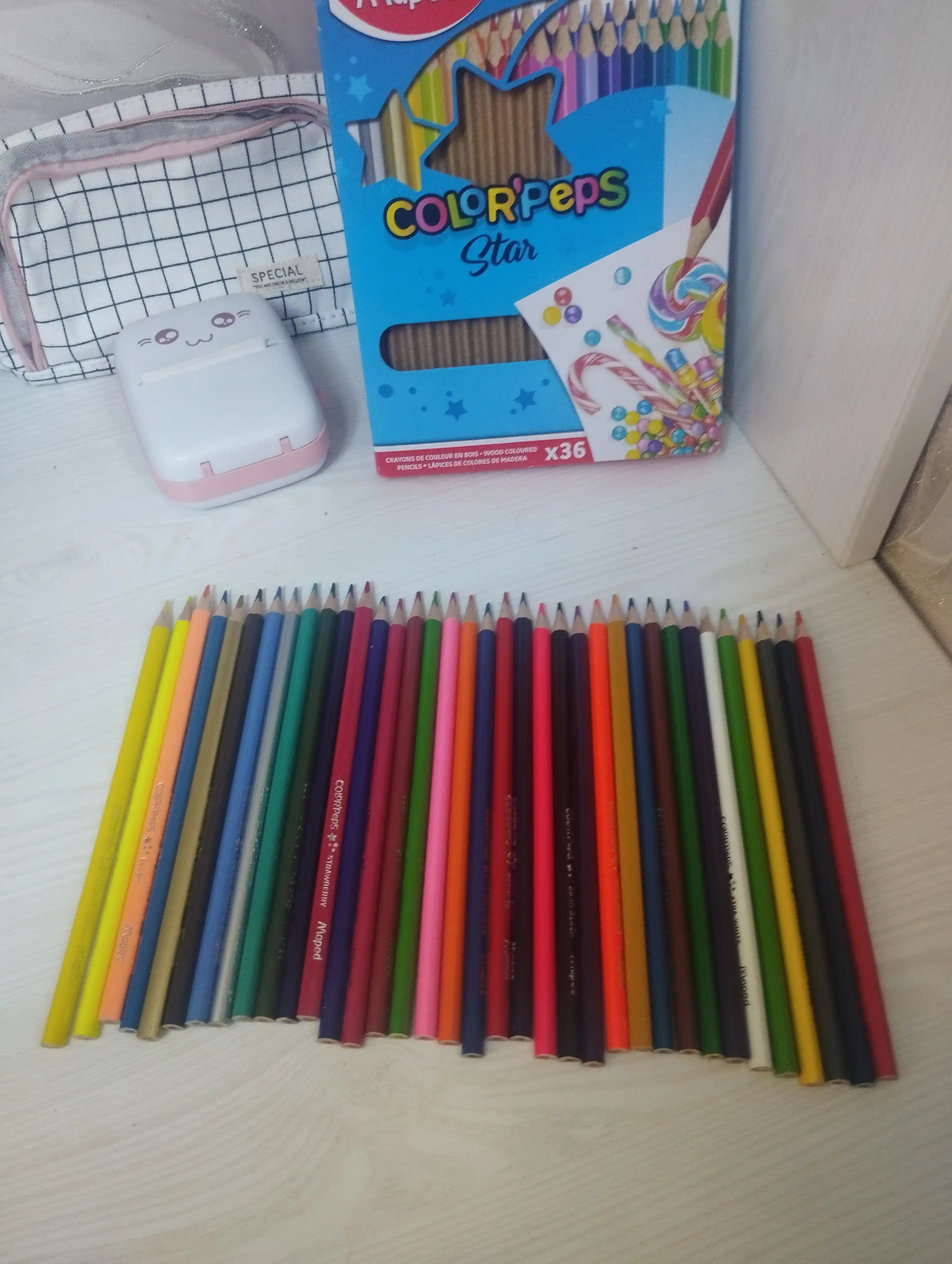 Rangli qalamlar Maped 36 rang, Color'Peps 832017