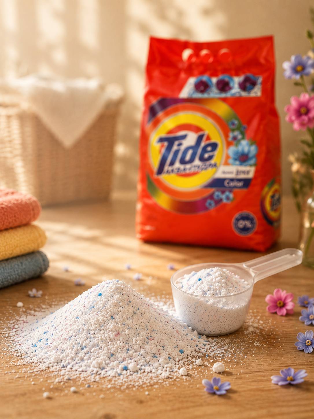 Tide Color kir yuvish kukuni Lenor ifori bilan, 3 kg