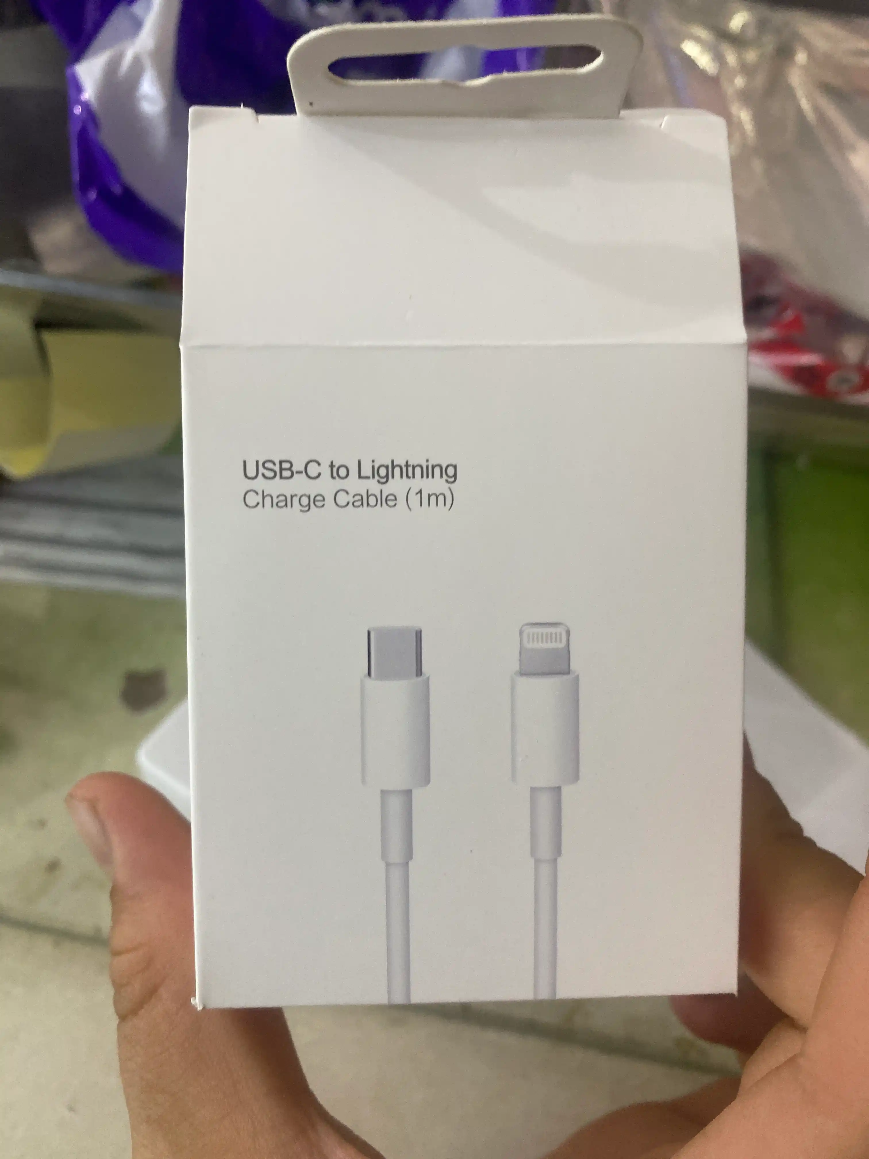 Type-C → Lightning kabel – iPhone X, 11, 12, 13, 14 to‘liq mos